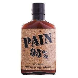 Pain 95% Habanero Hot Sauce 100% Natural   7.5 oz  Grocery 