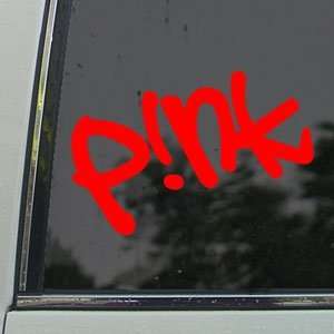  Pink Red Decal Car Truck Bumper Window Vinyl Red Sticker 