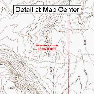   Map   Massacre Creek, Nevada (Folded/Waterproof)