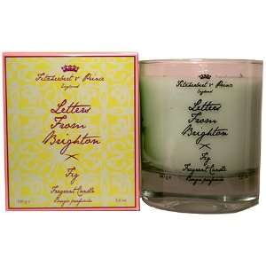   Brighton Fig Fragrant Candle In Glass 5.6 Oz. From England Health