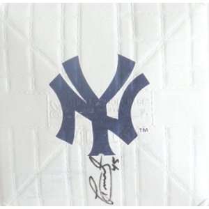  New York Yankees Jesus Montero Signed 7x7 Mini Base COA 