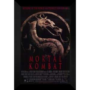 Mortal Kombat 27x40 FRAMED Movie Poster   Style B 1995  