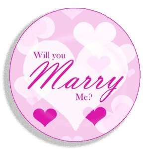  Will You Marry Me? 2.25 Button Pinback Pin #2 Everything 