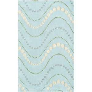  The Rug Market Ecconox Bianca Blue 72288 Blue and Tan and Green 