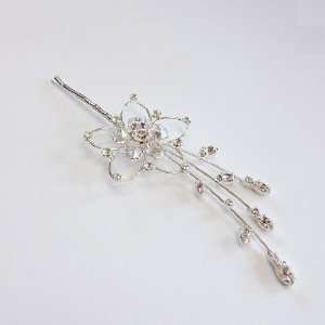  Exclusive Wedding Hair Accessory, Crystal / Silver 