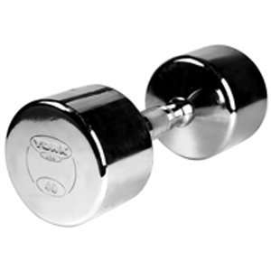  Professional Chrome Dumbbell with Ergo Grip (Solid Steel 
