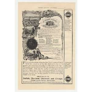  1905 Erie Railroad NYCC Resolutions of 1851 Print Ad