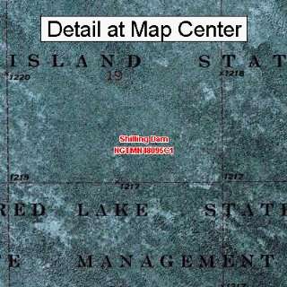  USGS Topographic Quadrangle Map   Shilling Dam, Minnesota 