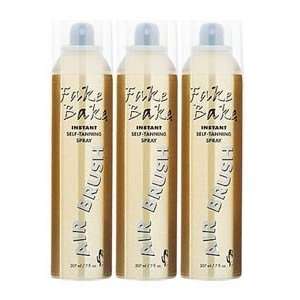   Pack Fake Bake Instant Self tanning Spray * Each Can 7oz. Beauty