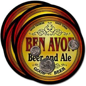  Ben Avon, PA Beer & Ale Coasters   4pk 