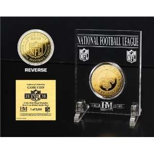  New Orleans Saints 24KT Gold Game Coin