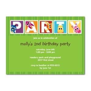  Birthday Party Invitations   The Backyardigans Party 
