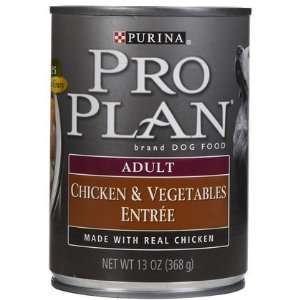  Pro Plan Adult Chicken & Vegetables Entree Slices in Gravy 