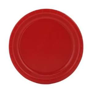  Paper Plates   Dinner, 9 Diameter, Classic Red, 24 per 