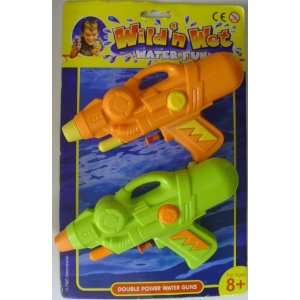  Wild n Wet Water Fun Double Power Water Guns Toys 