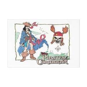  Disney Pirates Of The Caribbean Pillowcase Art Kit Captain Jack 