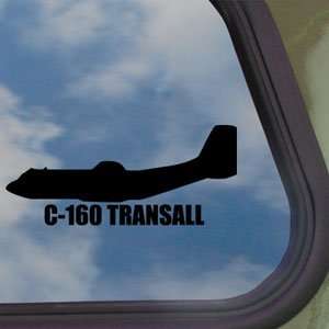  C 160 TRANSALL Black Decal Military Soldier Window Sticker 