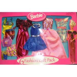  Barbie 6 Fashion Gift Set 1998 Toys & Games