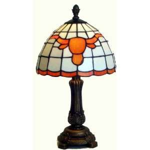  University of Texas Longhorns Stained Glass Accent Lamp 