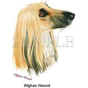    T shirts Animals Dogs Head Afghan Hound Xl 