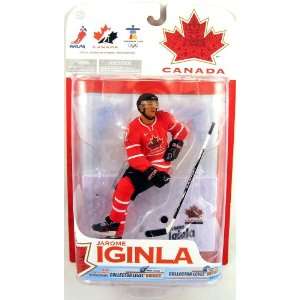   Team Canada 2010 Hockey Figures Exclusive Jarome Iginla Toys & Games