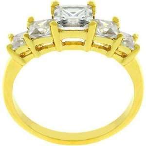   Stone Anniversary Ring In Gold  Size  06 Sunrise Wholesale Jewelry