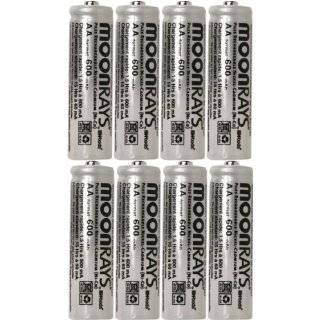   47740SP Rechargeable NiCd AA Batteries for Solar Powered Units, 8 Pack
