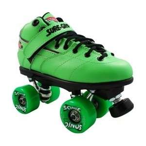  Green Sure Grip Rebel Outdoor Skates With Sonic Wheels 