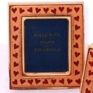 Halcyon Days Enamels The St. Valentines Day Collection Red Heart Frame 