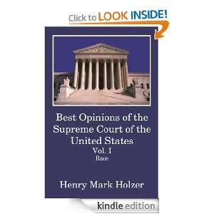 Best Opinions of the Supreme Court of the United States, Vol.1   Race 