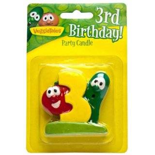  Veggie Tales Characters Candles for Birthday Party Cake 