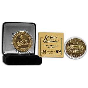  Cardinals Highland Mint MLB Gold Stadium Coin