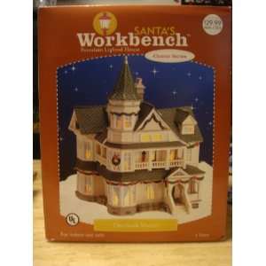  Santas Workbench Porcelain Lighted House (Classic Series 