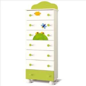  Azur Savana Line Frog Tall Chest of Drawers Baby