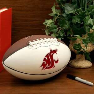  Nike Washington State Cougars 12 Official NCAA Autograph Football 