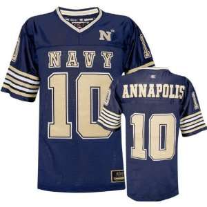  Navy Midshipmen  Youth  Team Color Franchise Football Jersey 