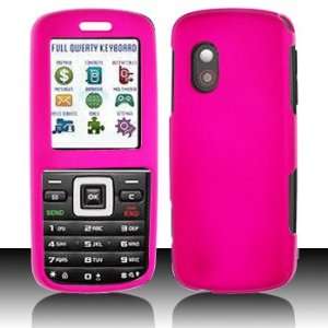  Samsung T401g Plastic Rubberized Hot Pink Case Cover 