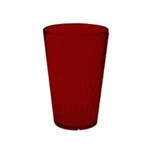 GET Commercial Grade Red Plastic 16 Oz. Tahiti Beverage Drinkware 