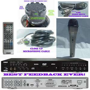 Cavs dvd 203g usb scdg karaoke machine plays hard drive  