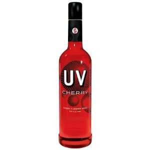  Uv Vodka Cherry 50ML Grocery & Gourmet Food