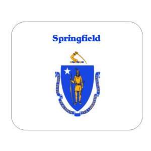  US State Flag   Springfield, Massachusetts (MA) Mouse Pad 