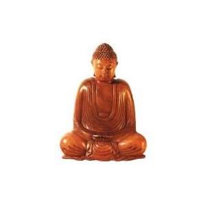  Gautama Buddha in Lotusplace Wood brown 25cm Kitchen 
