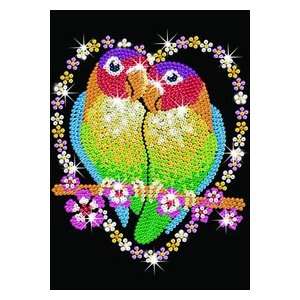  Lovebirds Sequin Art Kit Toys & Games
