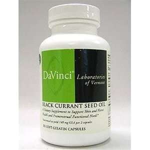  black currant seed oil 180 gel capsules by davinci labs 