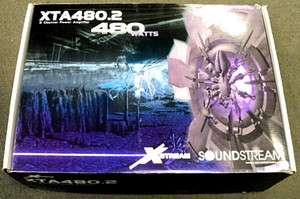 NEW Soundstream XTA480.2 480 watts, 2 Channel Xstream Car Audio 