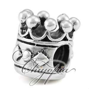 King Crown Chiyopia Pandora Chamilia Troll Compatible Beads