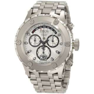 Invicta Mens 1565 Reserve Chronograph Silver Dial Stainless Steel 