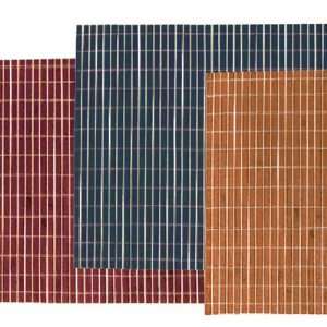  18 x 13 Blue Colored Bamboo Placemats   Bamboo 