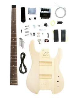   Headless Electric Bass Guitar Kit DIY Project   New Make Your Own
