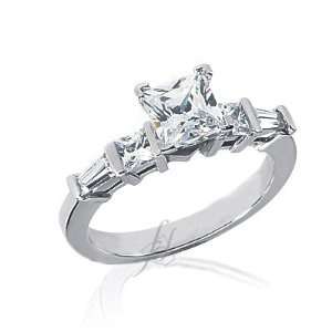  1.30 Ct Heart Shaped Diamond Engagement Ring 14K VS1 I GIA 